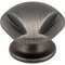 Jeffrey Alexander 1-5/16" Overall Length Brushed Pewter Chesapeake Cabinet Knob 915BNBDL - alternate 2